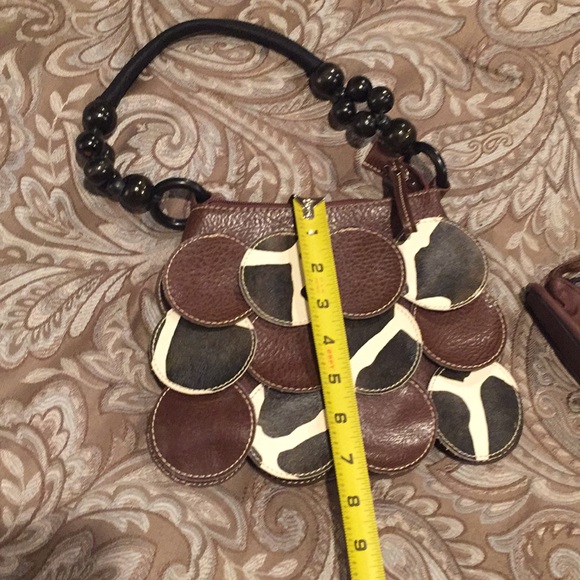 Animal print handbag with coin purse - Picture 4 of 8